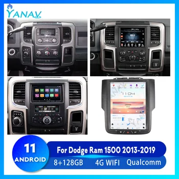 Автомобильное Радио Qualcomm Snapdragon Для Dodge Ram 1500 2013-2019 GPS Навигация Авто Стерео Мультимедийный Плеер Беспроводной Carplay