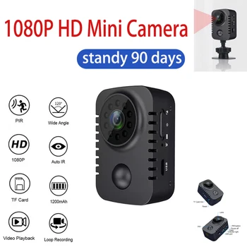 2022 Горячая Распродажа MD29 1080P HD Мини-камера для тела Беспроводная Карманная Маленькая Видеокамера безопасности Домашнее Наблюдение Няня Smart Cam