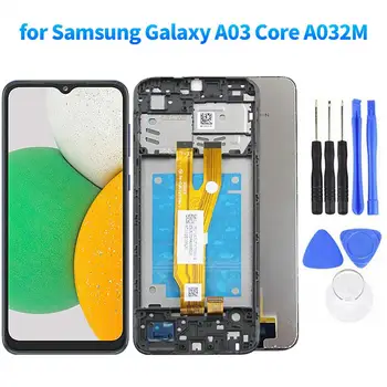 1 Комплект ЖК-экрана Высокой прочности, без искажений, Практичный Сменный ЖК-экран для телефона с рамкой для Samsung Galaxy A03 Core A