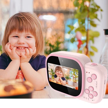 Детская камера мгновенного действия Ourlife с 2 камерами Камера для малышей с печатной бумагой, 3-дюймовый экран